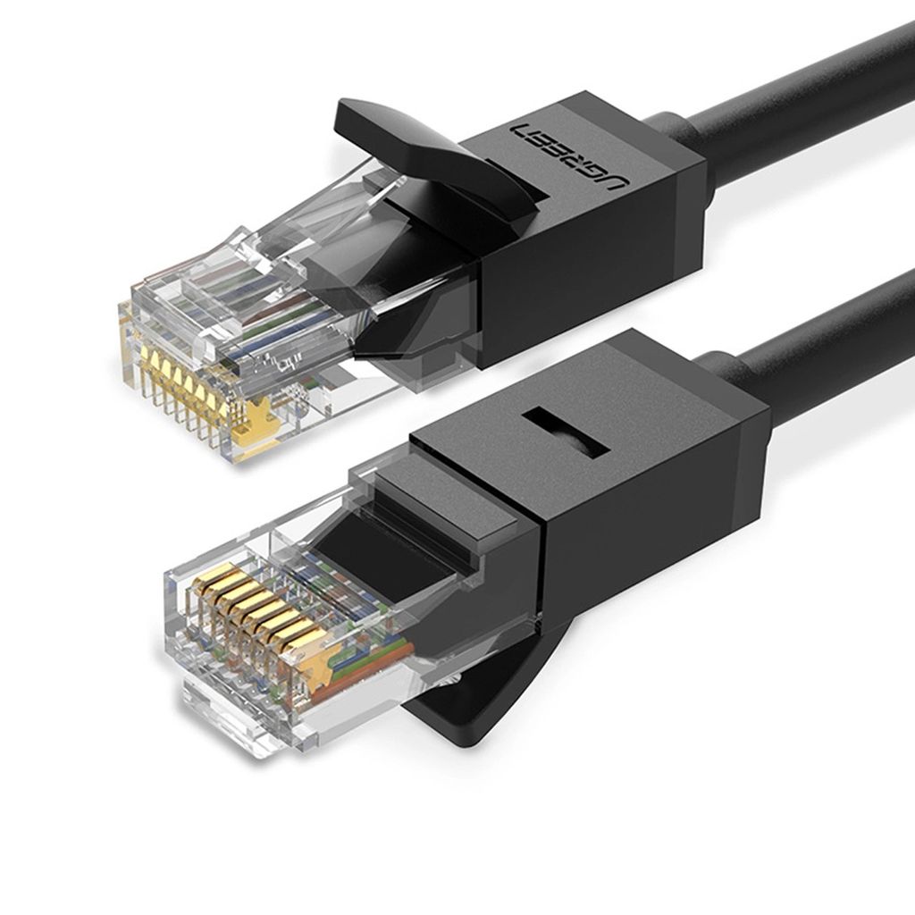 136249 UGREEN LAN Ethernet U/UTP Cat6 network cable, 1000Mbps, 15m - Black