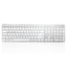 Ceratech Accuratus 301 Mac Wireless Multi-Device - Dual Bluetooth 5.2 & RF 2.4GHz Wireless Multi-Device Multimedia Apple Mac Slim Slimline Quiet Keyboard.