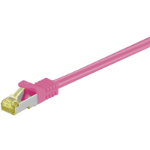 Goobay RJ-45 CAT7 3m networking cable Magenta S/FTP (S-STP)