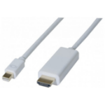 Hypertec 128418-HY video cable adapter 2 m Mini DisplayPort HDMI White