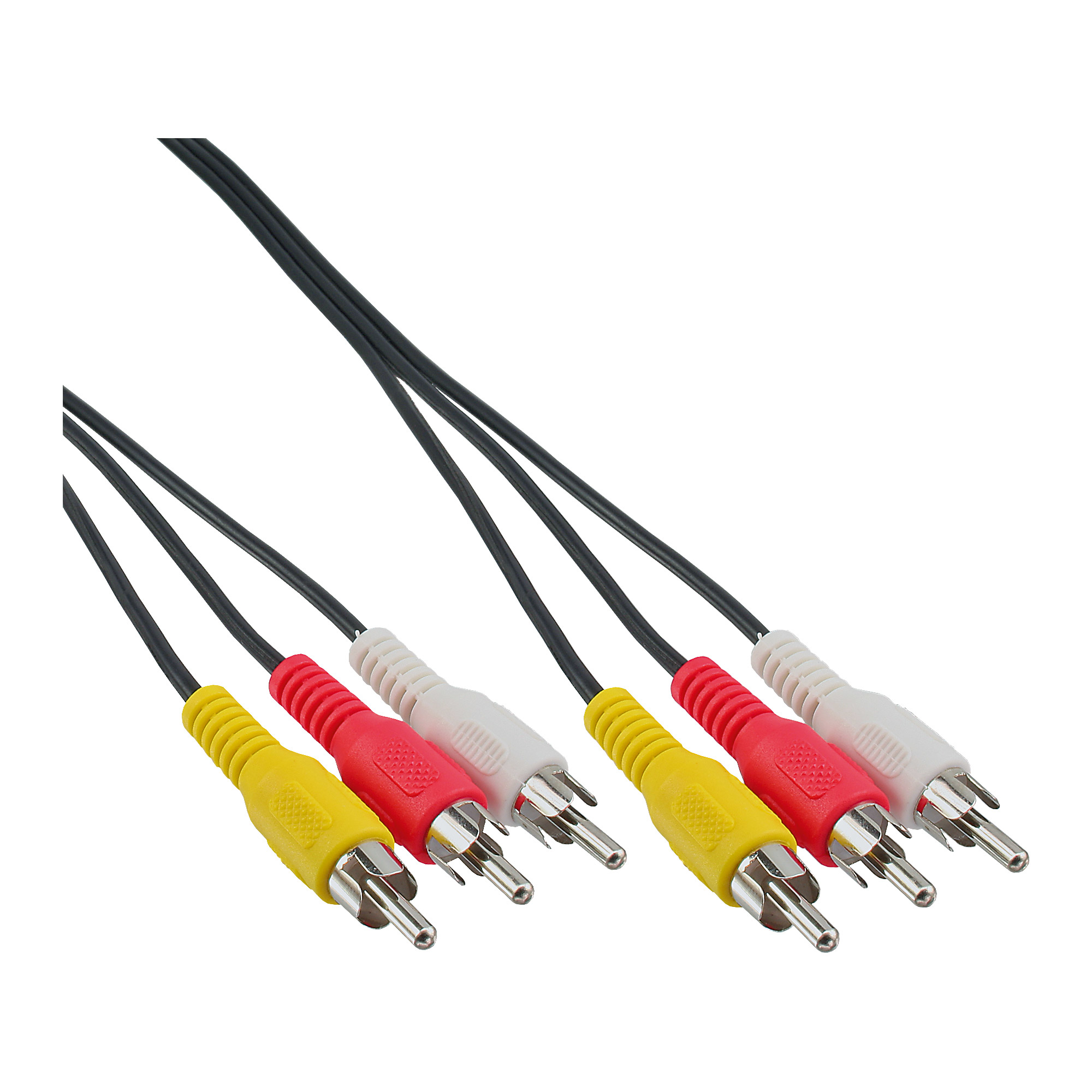 89996 INLINE INC Cinch Kabel - Audio/Video 3x Cinch - Stecker / Stecker - 2m