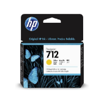 HP 712 29ML YELLOW DESIGNJET INK CARTRIDGE - T230/T250/T650/STUDIO