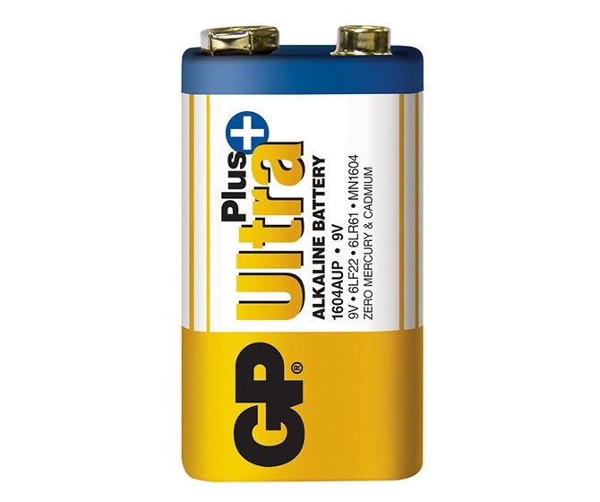GP Batteries Ultra Plus Alkaline 1604AUP Engångsbatteri 9V Alkalisk