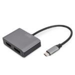 Digitus USB Type-C™ 4K 2-in-1 DisplayPort + HDMI Graphics Adapter