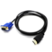 JLC HDMI (Male) to VGA (Male) Cable - 1M - Black/Blue