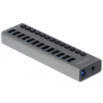 DeLOCK External USB 5 Gbps Hub with 13 Ports + Switch