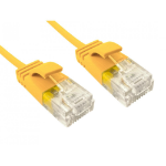 Cables Direct ERSLIM-100Y networking cable Yellow 0.5 m Cat6 U/UTP (UTP)
