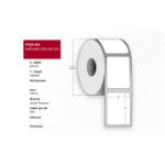 Capture SHIPLABEL102X192-C25 printer label White