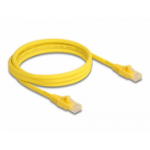 DeLOCK 80102 netwerkkabel Geel 2 m Cat6a U/UTP (UTP)