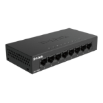 D-Link DGS-108GL Unmanaged Gigabit Ethernet (10/100/1000) Zwart