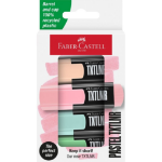 Faber-Castell 154214 marker 4 pc(s) Coral, Green, Light Green, Pink