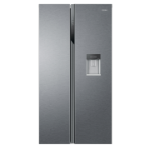 Haier SBS 90 Serie 3 HSR3918EWPG side-by-side refrigerator Freestanding 521 L E Silver
