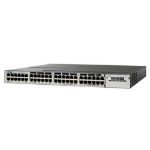 Cisco Catalyst WS-C3750X-24T-E network switch Managed Gigabit Ethernet (10/100/1000) 1U Black