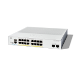 Cisco Catalyst 1300-16P-2G Managed Switch, 16 Port GE, PoE, 2x1GE SFP, Limited Lifetime Protection (C1300-16P-2G)