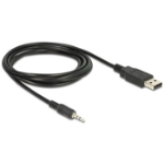DeLOCK 1.8m USB 2.0-A/2.5mm audio cable USB Type-A Black