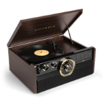 Victrola Empire Belt-drive audio turntable Brown