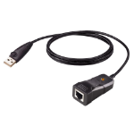 ATEN USB to RJ-45 (RS-232) Console Adapter (FTDI/1.2 m), Adopts FTDI chip for enhanced device compatibility