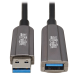 Tripp Lite U330F-50M-G1 USB cable USB 3.2 Gen 1 (3.1 Gen 1) 1968.5" (50 m) USB A Black, Gray