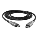 Cygnett CY4678PCTYC USB cable USB 2.0 3 m USB C Black, Silver
