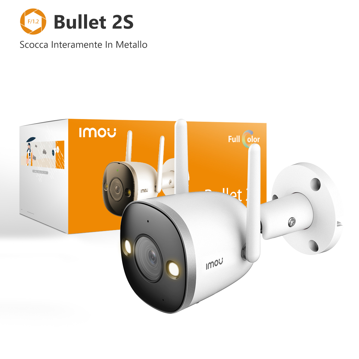 IPC-F26FP Imou Bullet 2S 2MP PRO Outdoor Col Cam