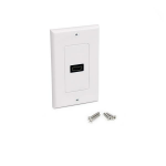 StarTech.com Single Outlet Female HDMI Wall Plate White