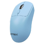 ACTECK Mouse Ergonómico Multidispositivo Instinct Click MI484 / hasta 3 - 200 DPI Ajustable / 2.4 Ghz + Bluetooth / 5 Botones / Recargable / Advanced Series / Azul