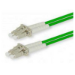 FDL 5M OM4 50/125 LC-LC DLX FIBRE OPTIC CABLE - AQUA GREEN