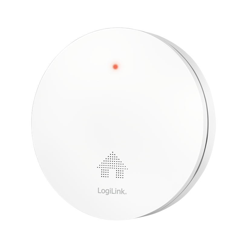 LogiLink Smoke Detector, 10 years, with VdS aproval, ultraflat design