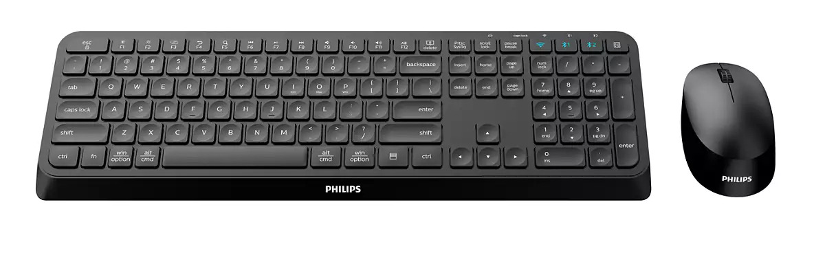 Image of Philips 4000 series SPT6407B/00 keyboard Mouse included Home RF Wirele
