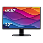 Acer 55cm 21.5 INCH ZeroFrame VA FreeSync 100Hz 1ms(VRB) 250nits VGA HDMI UK MPRII Black