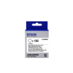 Epson Epson-etikettencassette voorgesneden cirkel LK-8WBWAA, zwart/wit D25 mm (180 etiketten)