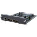 Hewlett Packard Enterprise 5820 4-port 8/4/2 Gbps FCoE SFP+ Module network switch module