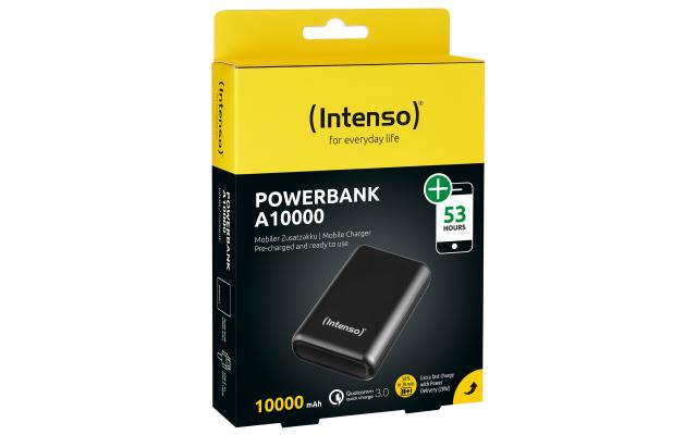 Image of Intenso A10000 Lithium Polymer (LiPo) 10000 mAh Anthracite