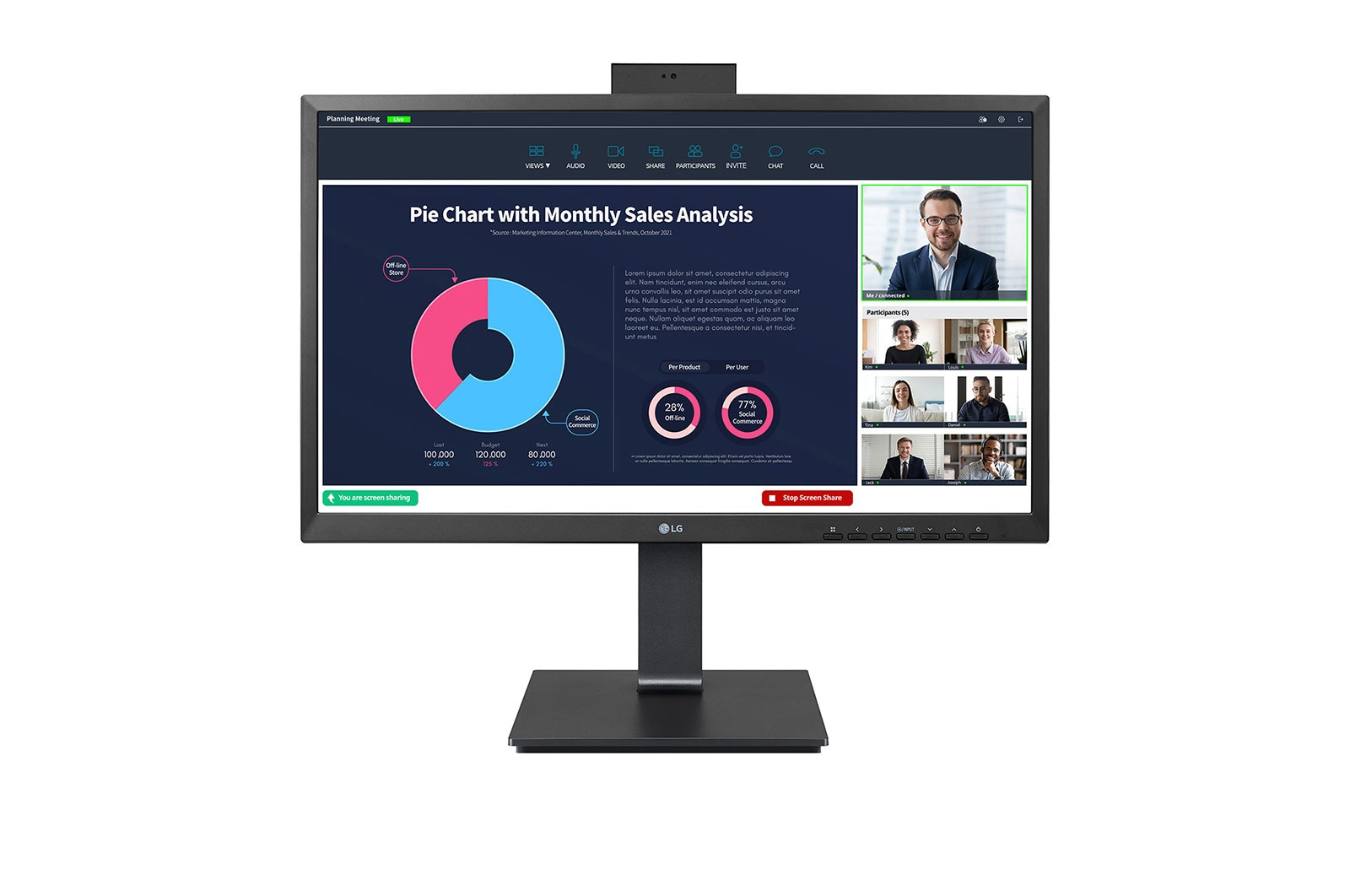 LG 24BP750C-B computer monitor 60.5 cm (23.8") 1920 x 1080 pixels...