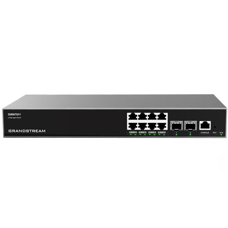 EU Product - GWN7811 Layer-3 Managed Switch - Switch - 0.1 Gbps thumbnail