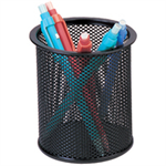 Q-CONNECT Q-CONNECT MESH PEN POT BLACK