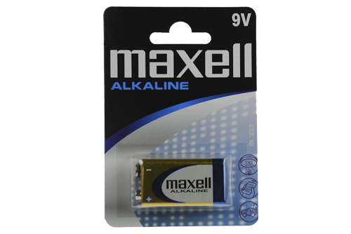 Image of Maxell Batterie Alkaline 9V Block 6LR61 1St. - Battery - 9V-Block