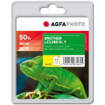AgfaPhoto LC1280XLY inktcartridge 1 stuk(s) Geel