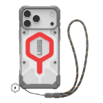 Urban Armor Gear Pathfinder mobile phone case 17.5 cm (6.9") Cover Grey, Red, Transparent