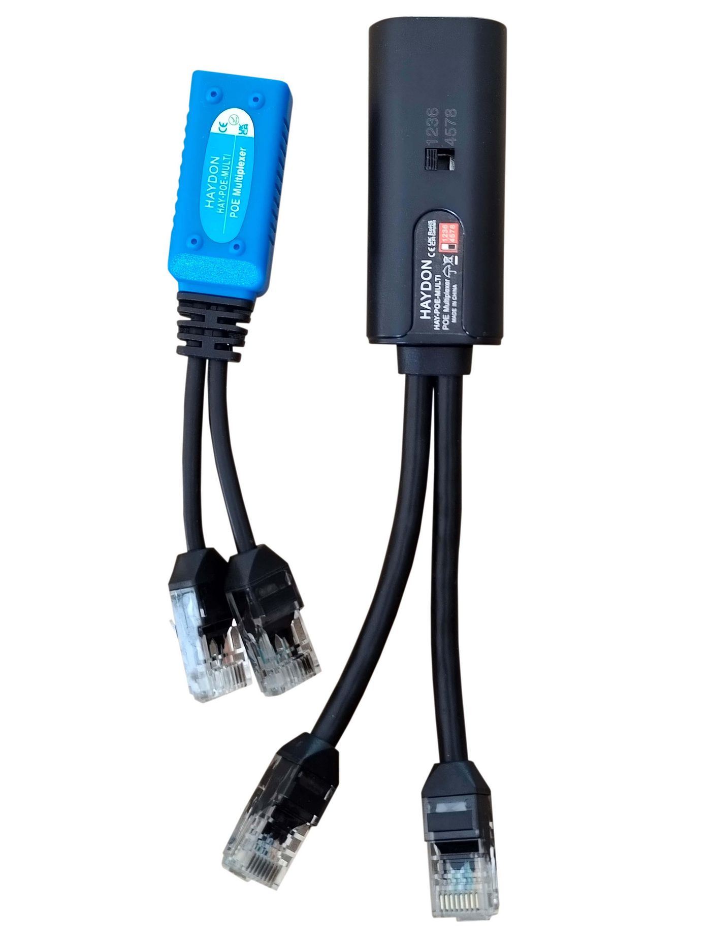 PoE Splitter Designed to run  Two IP Cameras Down One  CAT5/6 Cable (Pack of 2) thumbnail
