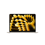 Apple MacBook Air 13-inch : M4 chip with 10-core CPU and 10-core GPU, 24GB, 512GB SSD - Starlight