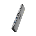 Sitecom AC-1003 interface hub USB Type-C 5000 Mbit/s Black, Grey