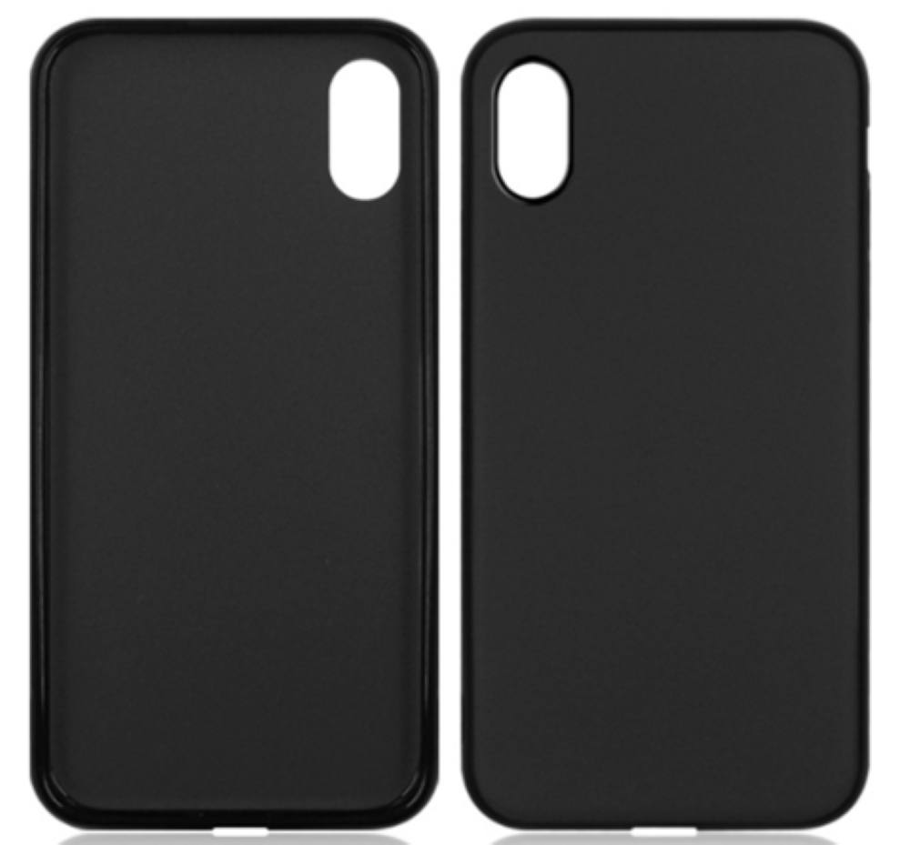 JLC iPhone SE 2020/2022 & iPhone 7/8 Black Silicone Gloss Edge Case- Black