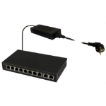PULSAR SG108 network switch Gigabit Ethernet (10/100/1000) Power over Ethernet (PoE) Black