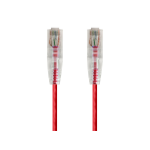 Monoprice 10ft. SlimRun Cat6 UTP networking cable Red 120" (3.05 m) U/UTP (UTP)