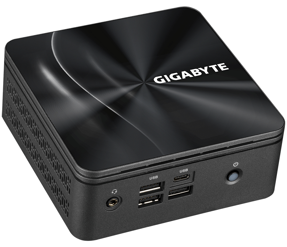 Gigabyte GB-BRR7H-4800 PC/workstation barebone UCFF Black 4800U 2 GHz
