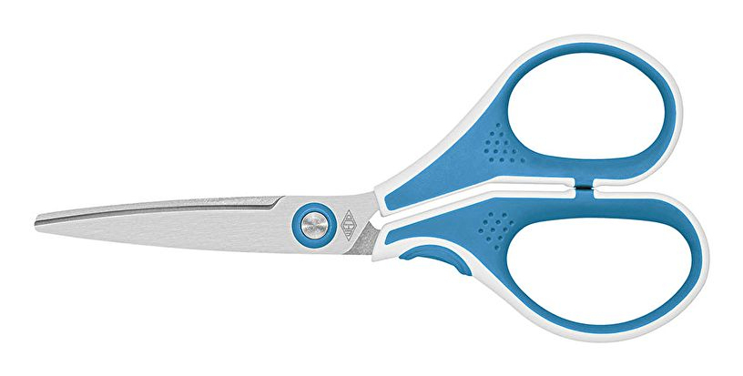 Wedo 975 5010 stationery/craft scissors Universal Straight cut Blue, White