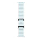 Apple - Band for smart watch - 49 mm, black titanium finish - 130-200 mm - ice blue