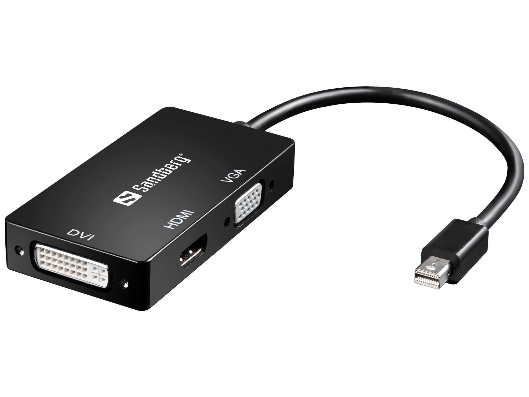 Image of Sandberg Adapter MiniDP>HDMI+DVI+VGA