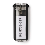Durable Key Clips 6 Black